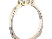 Кольцо из желтого золота с бриллиантами э0301кц07153600