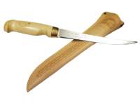 Филейный нож, Rapala, FNF7, нержавеющая сталь, кожаный чехол