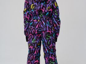 Комбинезон текстильный с полиуретановым покрытием для девочек