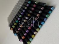 Набор маркеров акриловые металлик, двусторонние Languo, 48 цветов