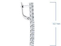 Серьги из белого золота с бриллиантами э0901сг07190510