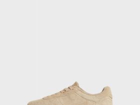 Кеды из натуральной замши, Бежевый