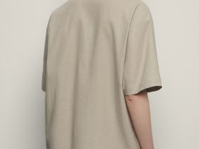 Блузка из конопляной ткани и хлопка