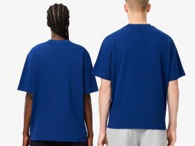 Хлопковая футболка Lacoste унисекс