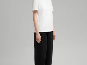 Футболка прямого кроя с эффектом варки