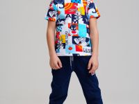 Комплект трикотажный для мальчиков: фуфайка (футболка), брюки