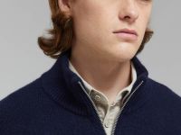 Кардиган на молнии с шерстью