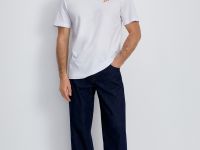 Свободная футболка с принтом