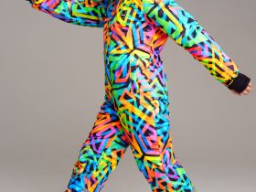 Комбинезон текстильный с полиуретановым покрытием для девочек