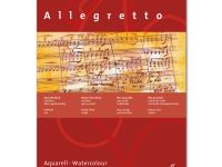 Альбом-склейка для акварели Hahnemuhle "Allegretto" с/з "холст" А3 10 л 150 г