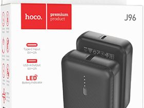 Портативное зарядное устройство Hoco J96 Strider 5000 мАч Чёрное