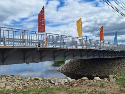 В селе Ытык-Кюёль открыли мост через реку Татту