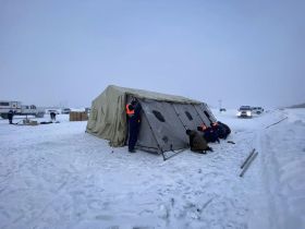 В Якутске на Зеленом лугу начали обустройство крещенской купели