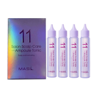 Освежающий ампульный тоник для кожи головы Masil 11 Salon Scalp Care Ampoule Tonic - 4 шт*30 мл