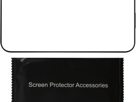 Защитное стекло Red Line pro Pure для Apple iPhone 15 с чёрной рамкой