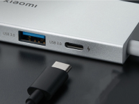 Адаптер Xiaomi Type-C 10 в 1 Docking Station (XMTIO01YM) (серебристый)