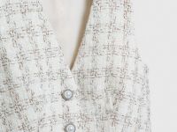 Твидовый жилет, Белый