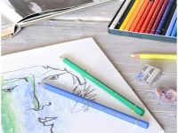 Набор карандашей цветных Faber-castell "Polychromos" 24 шт проф-ные в металле
