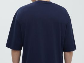 Футболка из хлопка с принтом