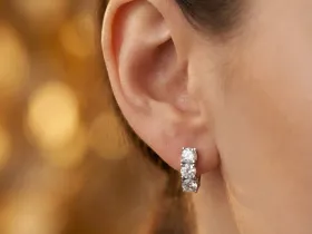 Серьги из белого золота э4712сг10220104