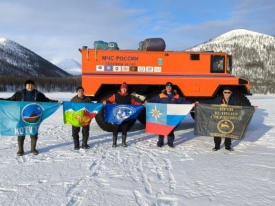 Завершилась экспедиция из Якутска до Охотска на вездеходах по следам Витуса Беринга