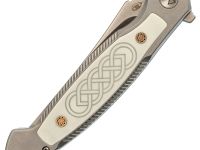 Складной нож Reptilian Руна-01, сталь D2, рукоять G10