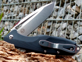 Нож складной Caracal Flipper, Designed by Boris Manasherov, Boker Plus 01BO771, сталь D2 Stonewashed Plain, рукоять стеклотекстолит G10