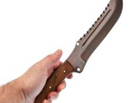 Мачете Коршун, сталь 65Г, рукоять орех