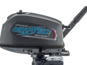 2х-тактный лодочный мотор MIKATSU M5FHS + внешний топливный бак 12 л.