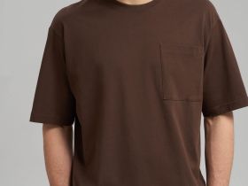 Футболка объемного кроя из джерси