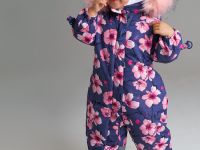 Зимний комбинезон из мембранной ткани для девочки