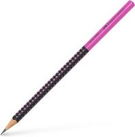 Карандаш чернографитный Faber-Castell "Grip 2001 Two Tone", HВ, заточен., черный/розовый