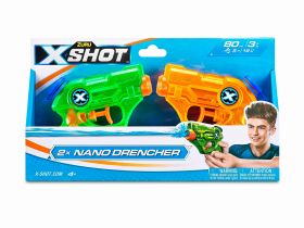 56106 Водный бластер ZURU X-Shot Water: Nano Drencher 2 шт.