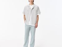 Мужская рубашка Lacoste loose Fit с коротким рукавом