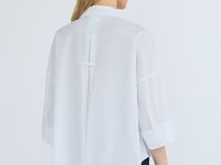 Рубашка с рукавом 3/4, Белый