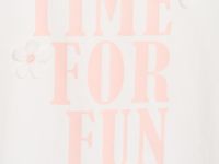 Футболка с принтом для девочек, Белый