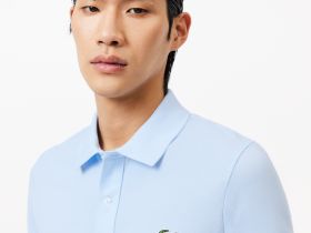 Мужское поло Lacoste L.12.12 приталенного кроя