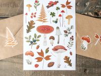 Стикеры Дворникова А. "Мухомор и ягоды"