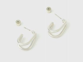 Серьги женские, Серебряный