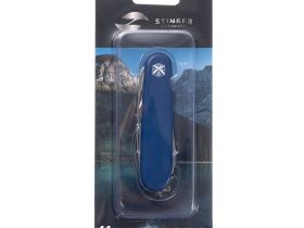 Нож перочинный Stinger FK-K5020-6PB 90 мм, 11 функций, синий, в блистере