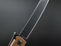 Нож Daggerr Higonokami blackwash, сталь VG-10, рукоять сталь, коричневый