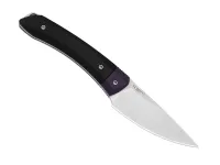 Туристический нож Kizer Momo Fix 3, сталь AEB-L, рукоять Purple/Black G10