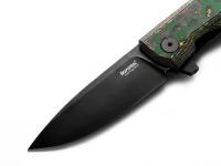 Складной нож LionSteel MT01 Toxis Stone, сталь MagnaCut, рукоять карбон/титан