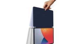 Чехол-книжка Smart Folio Cover для Apple iPad Pro 13 (2024) (полиуретан с подставкой) (Navy Blue)