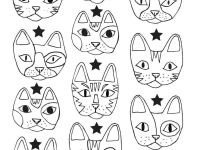 Раскраска-антистресс для творчества и вдохновения "Кототерапия"