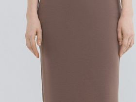 Прямая юбка, Коричневый