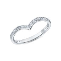 Серебряное кольцо с фианитами
