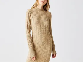 Женское платье Lacoste с длинными рукавами