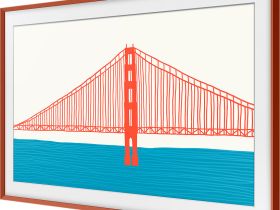 Дополнительная ТВ рамка Samsung для телевизоров 65" The Frame красный