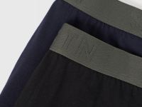 Трусы-транки со средней посадкой, 2 шт., Черный